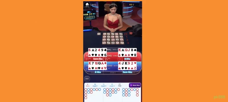 Roleta e blackjack pk888